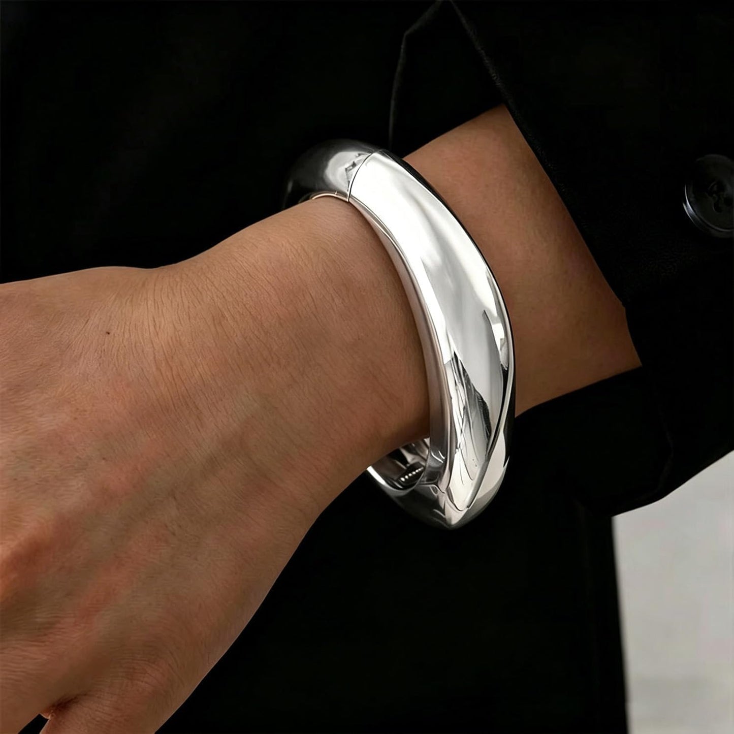 MTINAPS Brazalete de oro para mujeres y adolescentes, pulsera de mo...