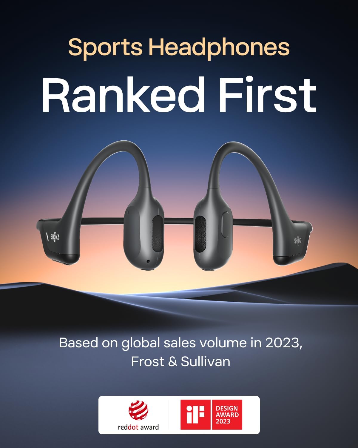 SHOKZ OpenRun Pro Mini - Auriculares de Conducción Ósea, Auriculare...