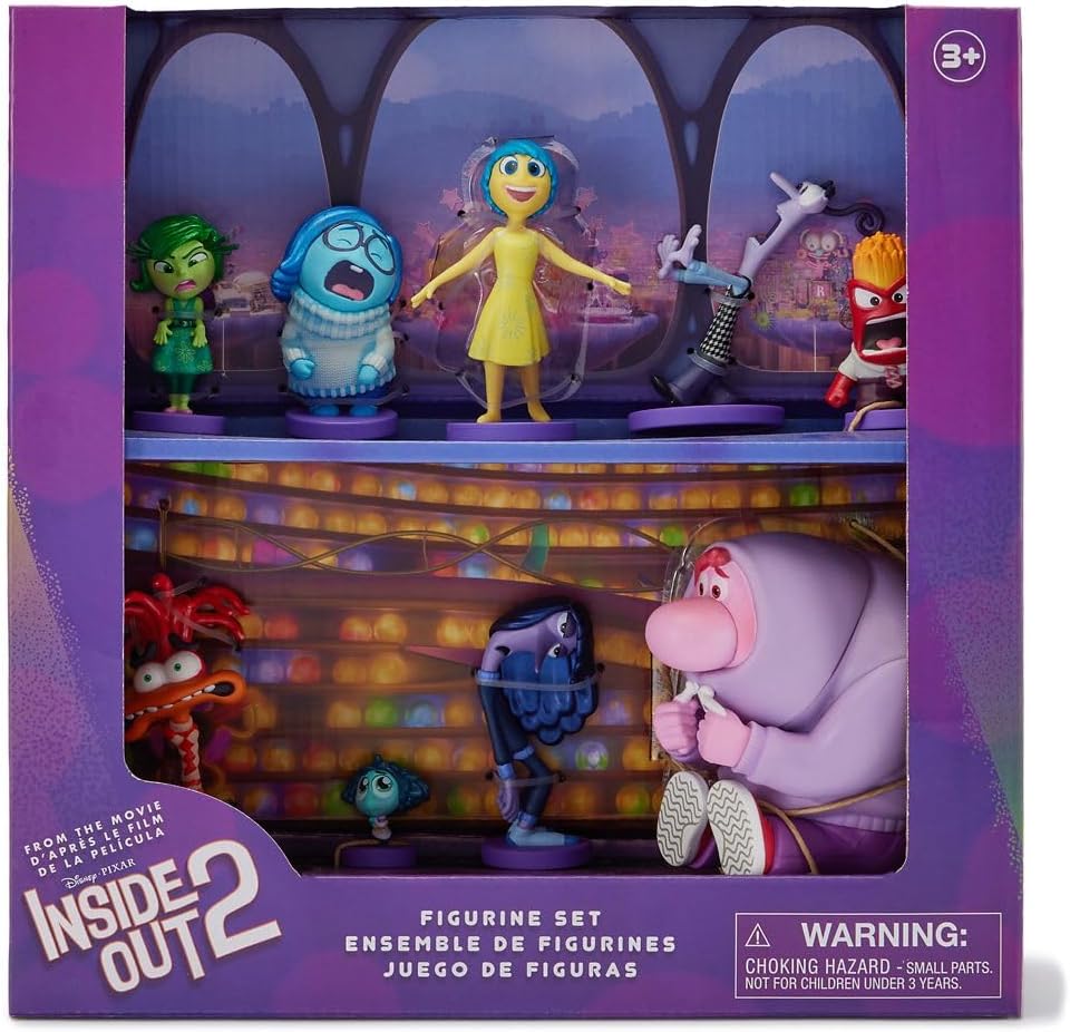 Disney Store Juego oficial de figuras de Inside Out 2 \u2013 9 figu...