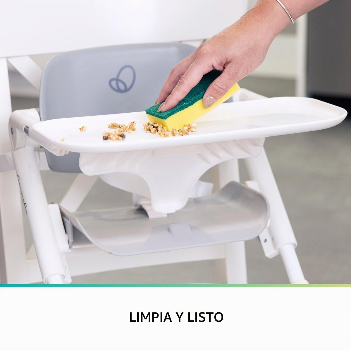 Evenflo Silla elevadora plegable portátil 2 en 1 Eat &amp; Go