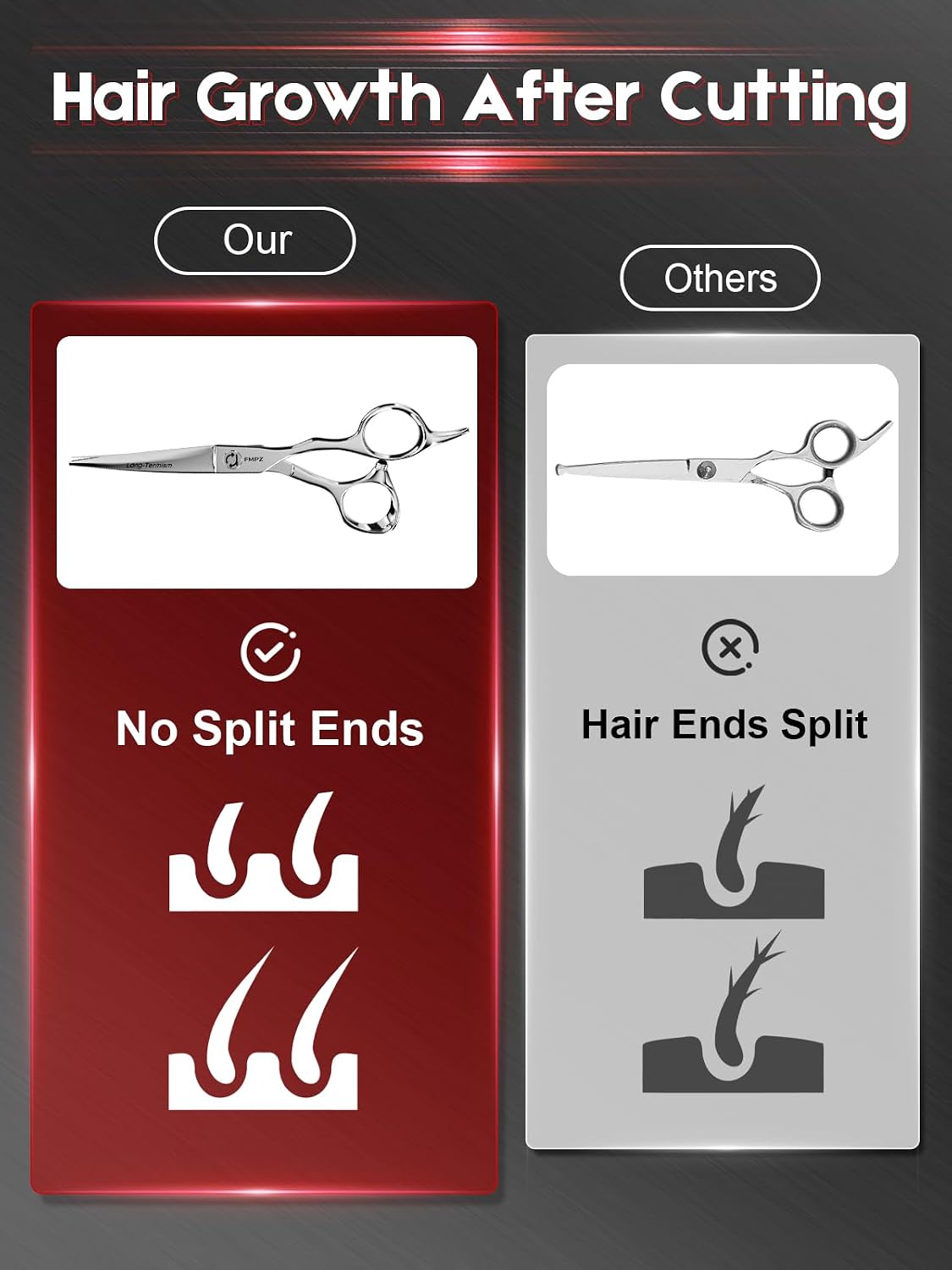 Tijeras de Corte de Cabello Profesionales, Tijeras de Peluquero de...