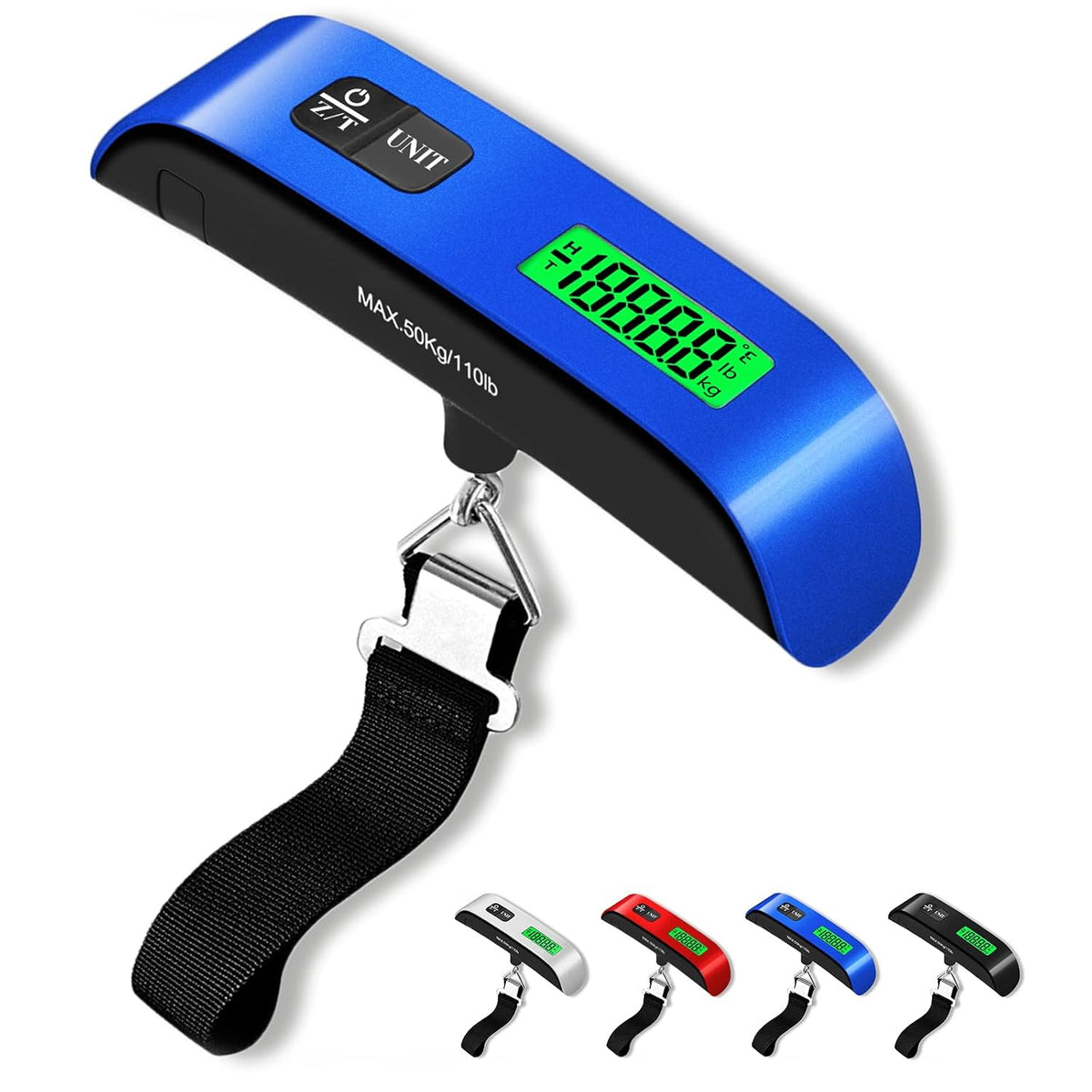 Báscula para equipaje, báscula de peso para equipaje de 110 lb con...