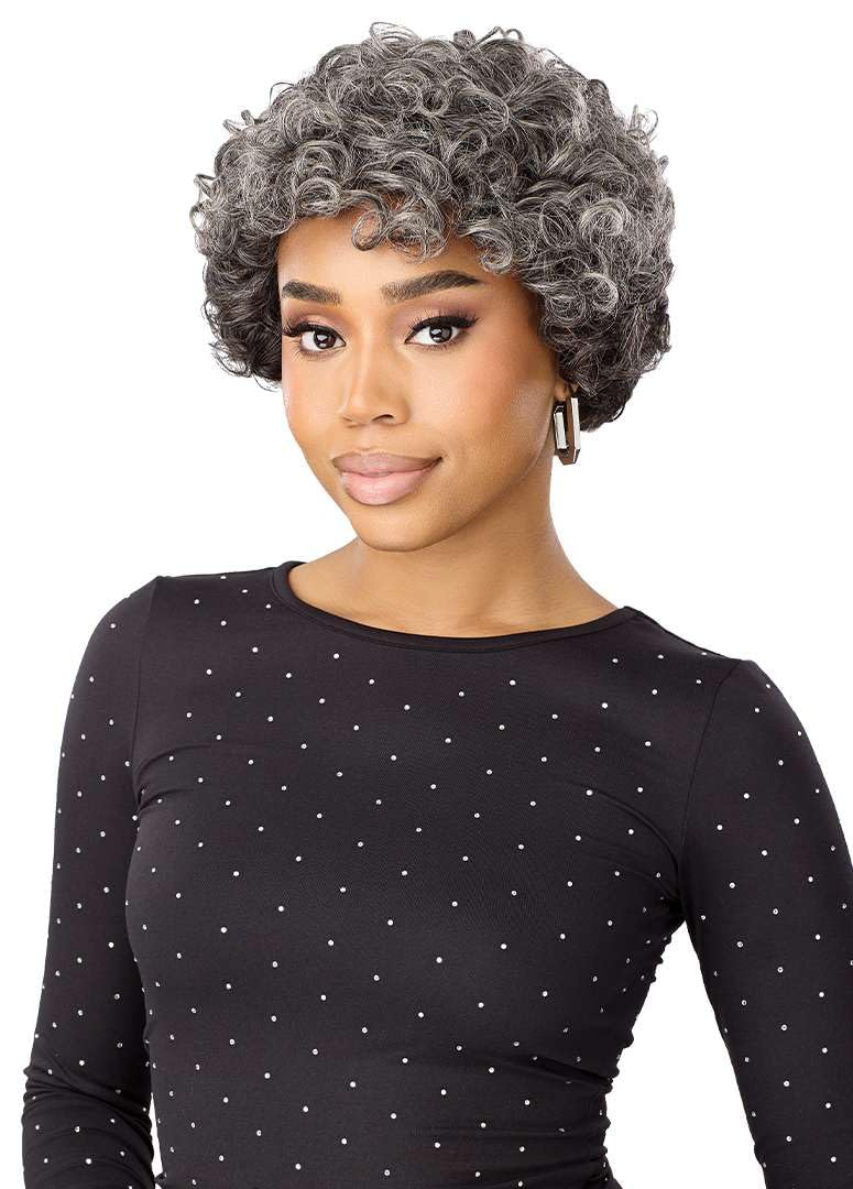 Peluca Outre Fab & Fly Full Cap Grey Glamour - Cabello humano - Mar...
