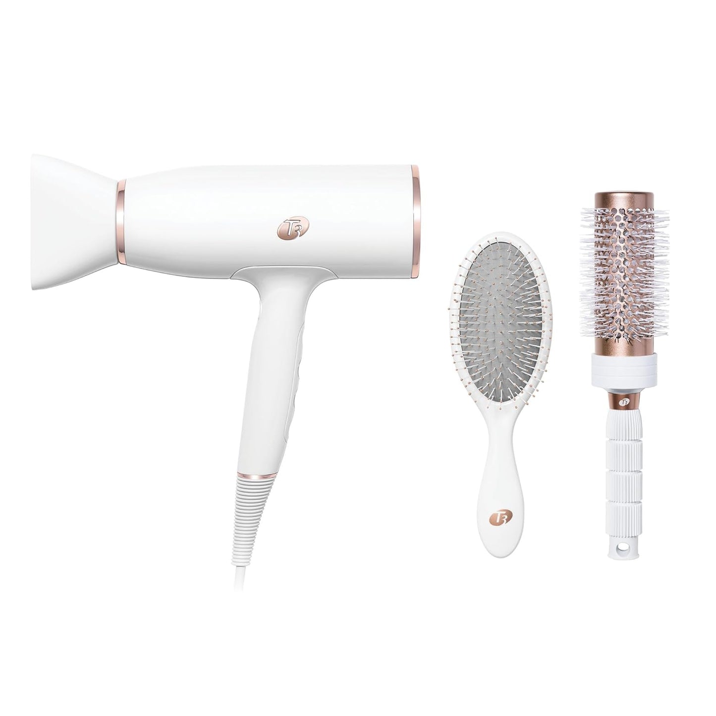 T3 AireLuxe Set profesional de secador de pelo iónico y cepillo, co...