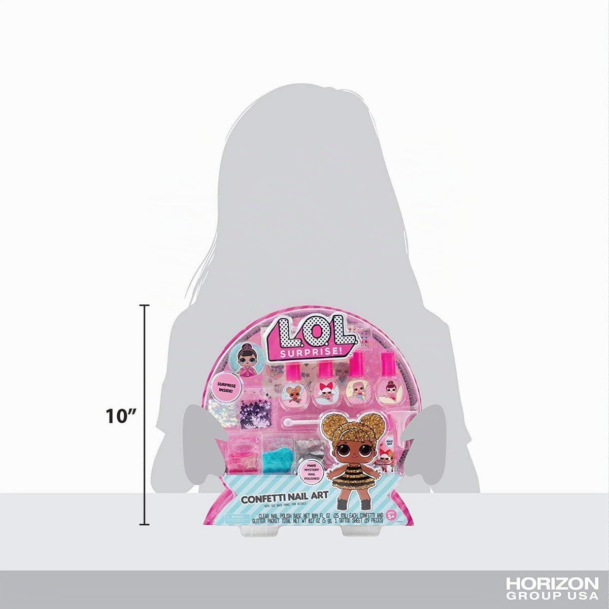 L.O.L. Sorpresa Arte de uñas confeti por Horizon Group USA, Haz esm...