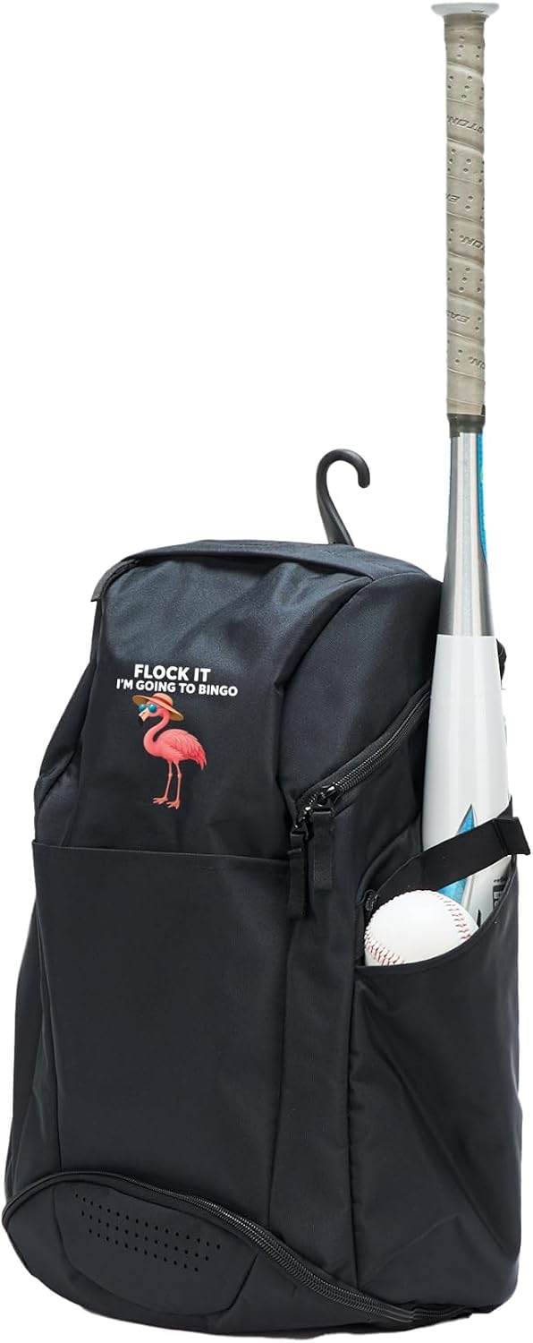 Flock It Voy a Bingo Divertido Flamenco Jugador de Bingo Mochila De...