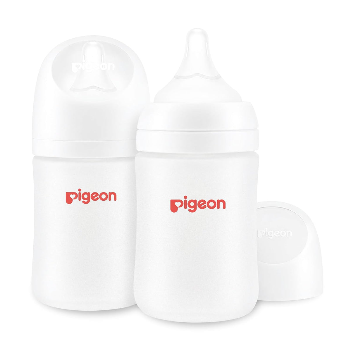 Pigeon Biberones con revestimiento de silicona, cuello ancho, 5 onz...