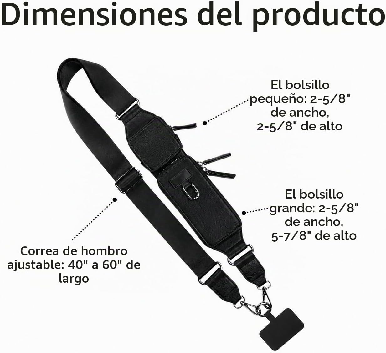 Save the Girls Body cruzado con cremallera y clip, cuero vegano | C...