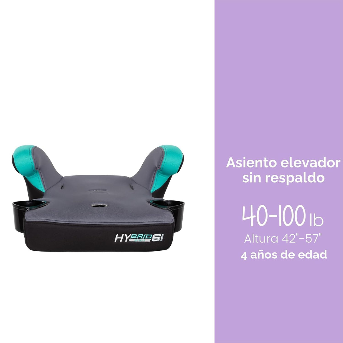 Baby Trend Hybrid SI 3 en 1 Asiento elevador combinado para coche c...