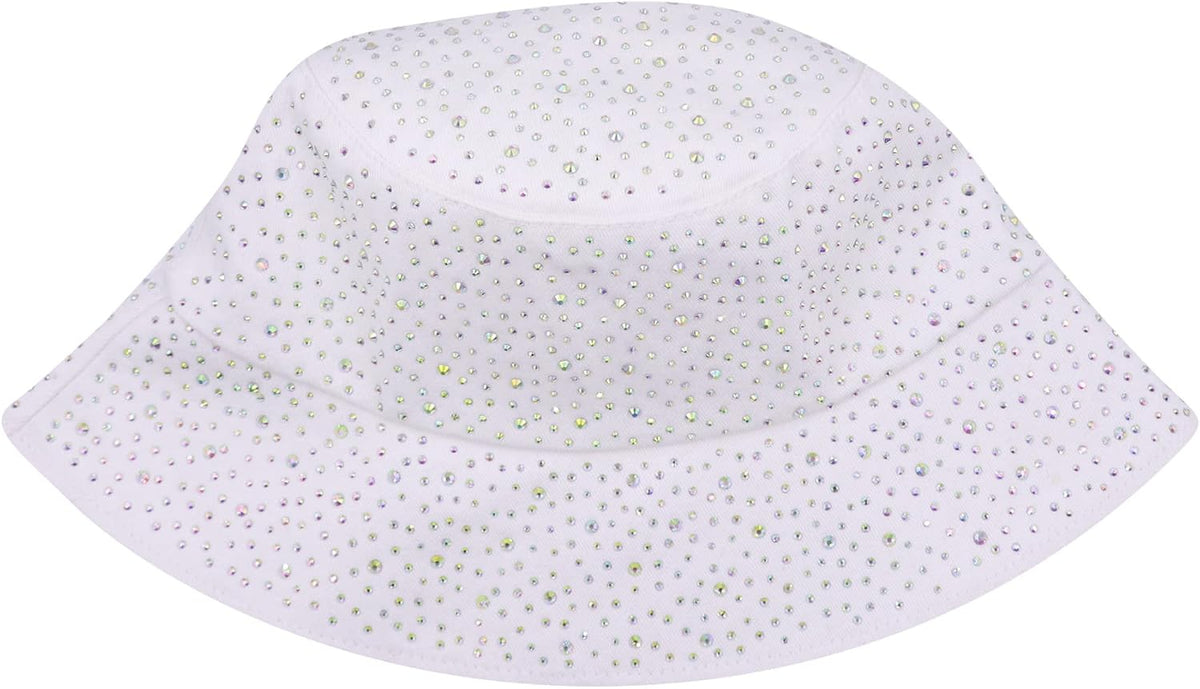 BOLLEY JOSS Sombrero de cubo brillante para mujer, sombrero de sol...