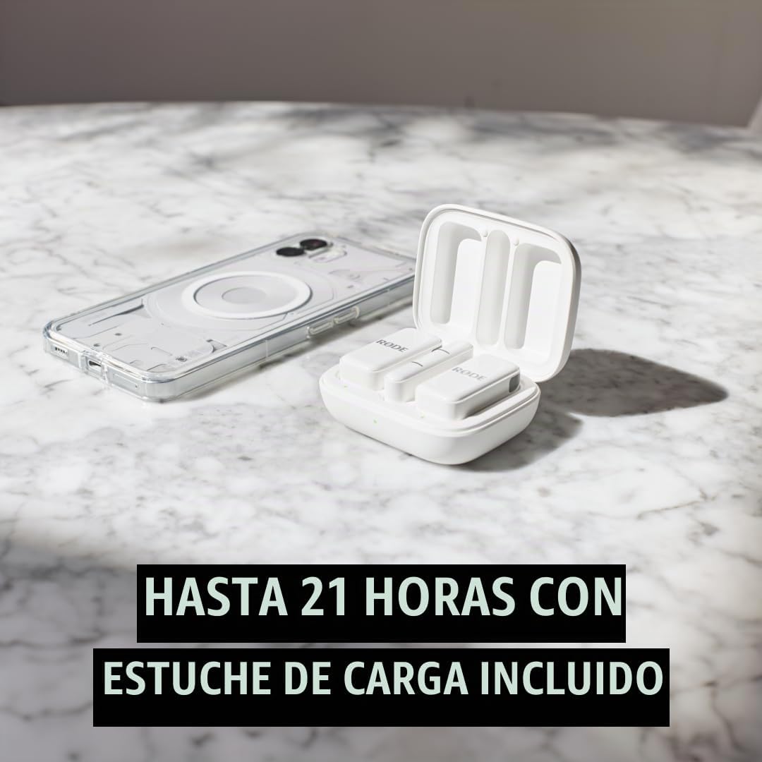 RØDE Micrófono Inalámbrico - Micrófono Inalámbrico Compacto, Dos Mi...