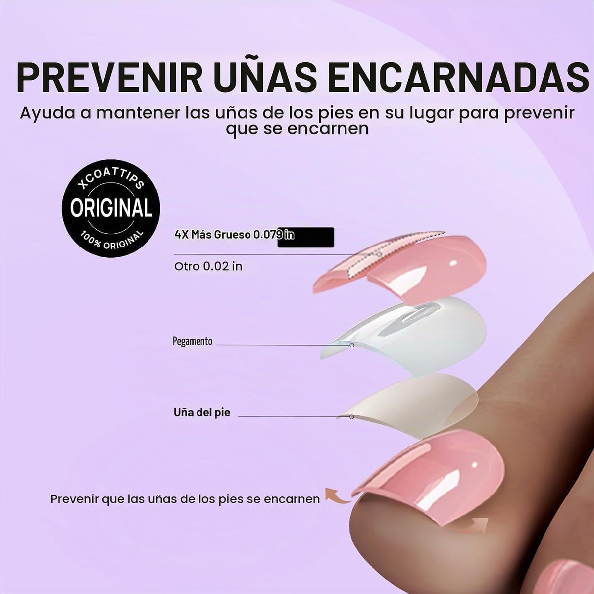BTArtbox Uñas a presión, trampa de miel, squoval corto, cromo rosa,...
