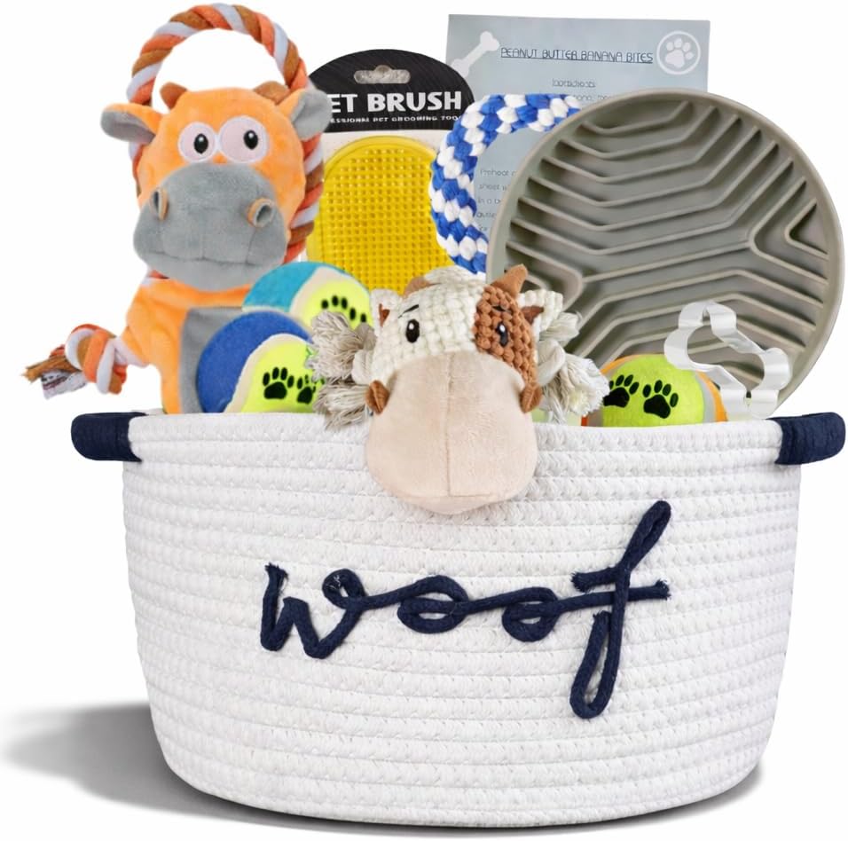 Cesta de regalo para cachorros nuevo de Paws For Reaction - Kit ini...