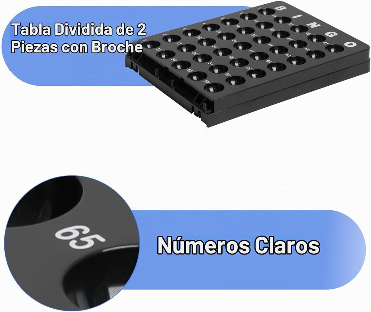 Juego de bingo de lujo GSE para fiestas de amigos, noches de juego...