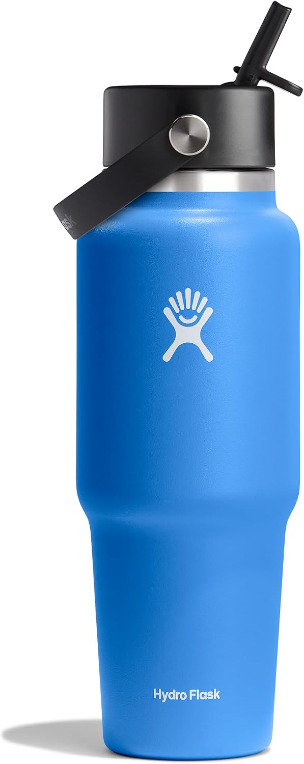 Hydro Flask Botella de agua de viaje \u2013 Acero inoxidable aislad...
