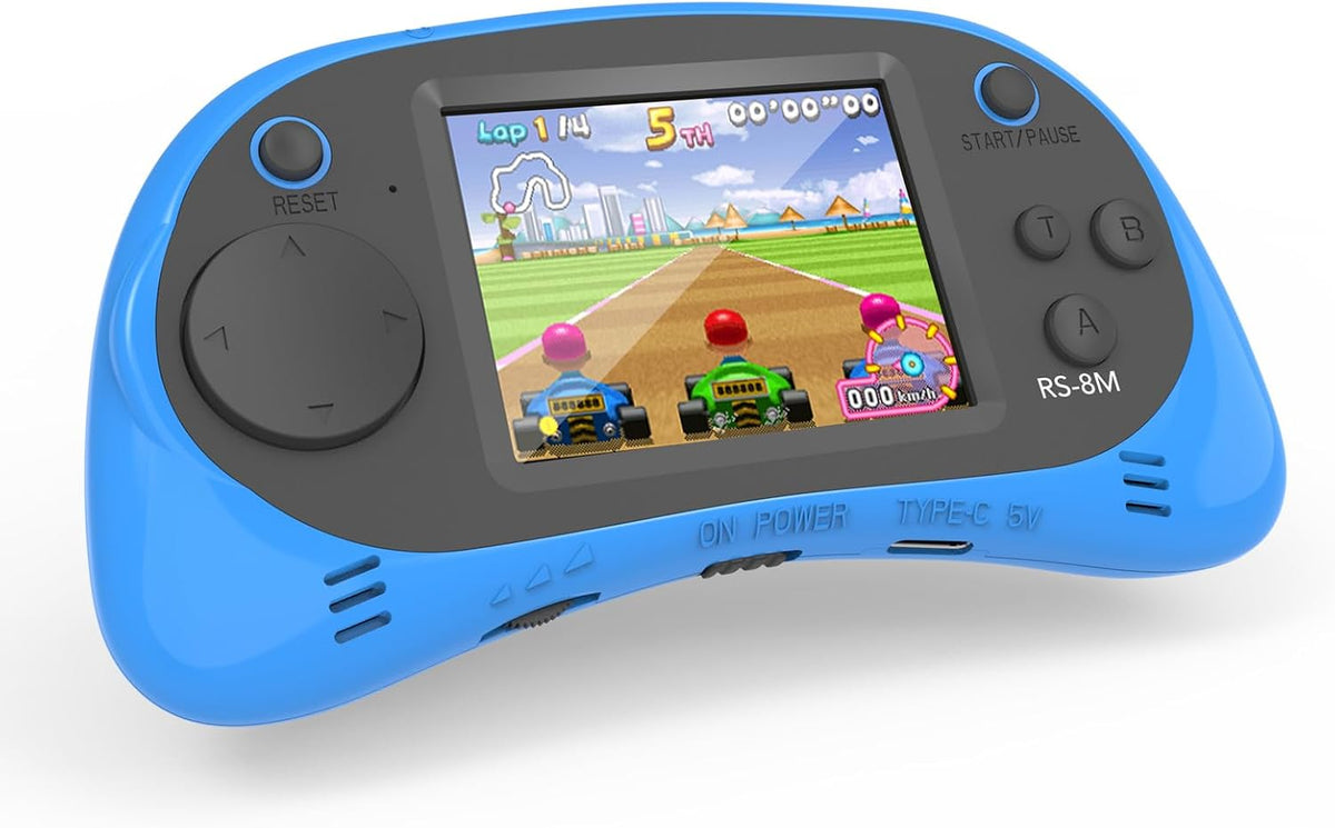 Juegos de mano para niños, videojuego retro de 16 bits con 220 jueg...