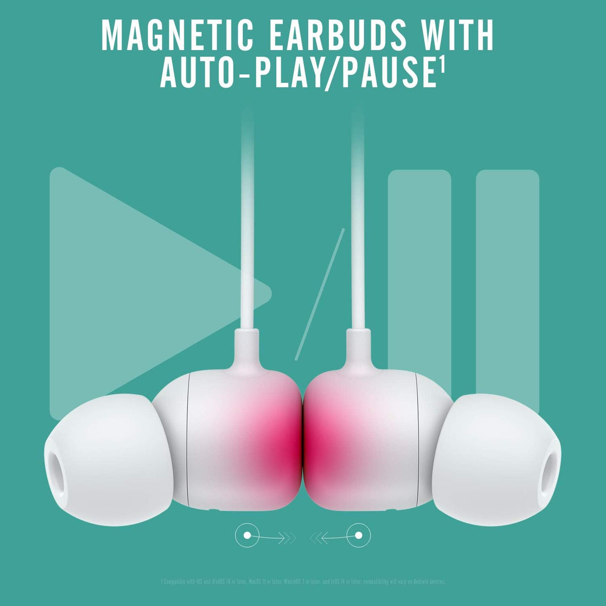 Beats Flex Auriculares inalámbricos - Chip de auriculares Apple W1,...