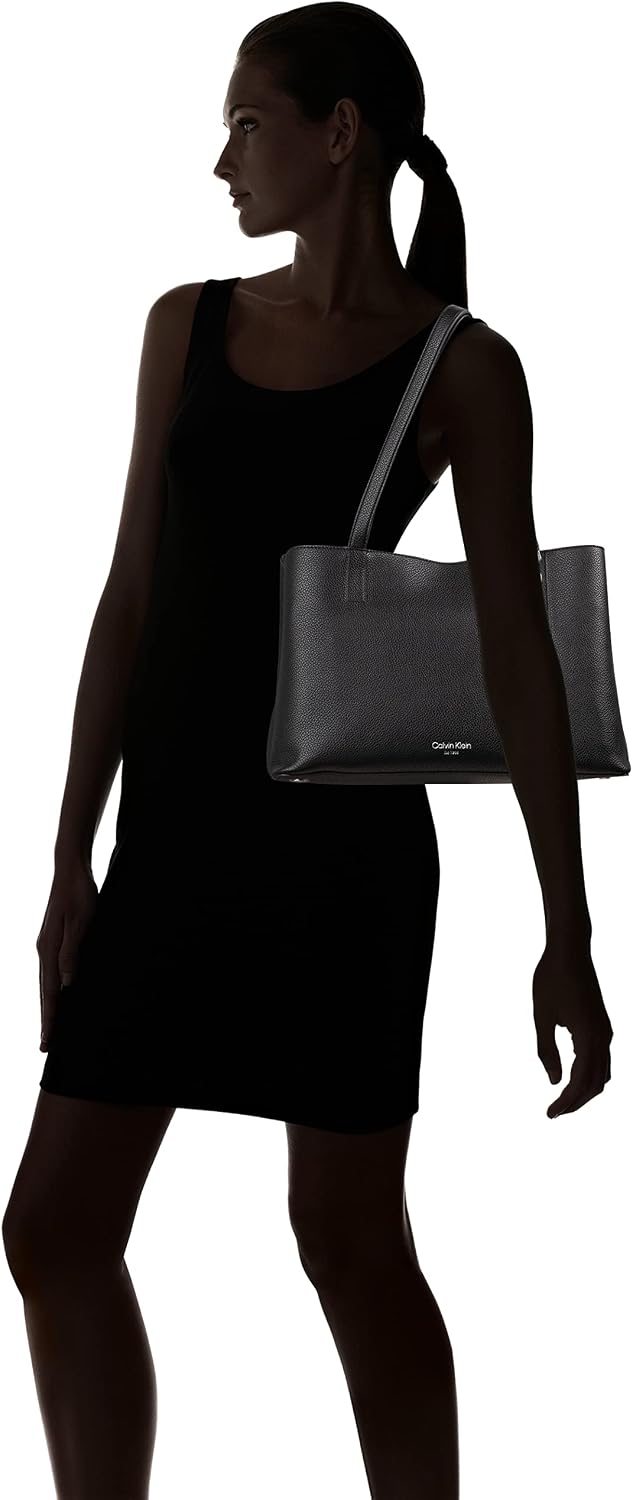 Calvin Klein Bolso Adeline con triple compartimento para mujer