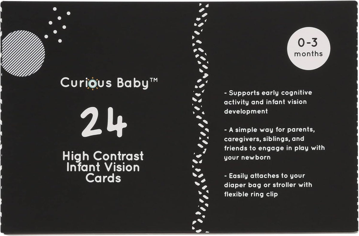 Curious Baby™, Tarjetas para niños pequeños, alto contraste y desar...