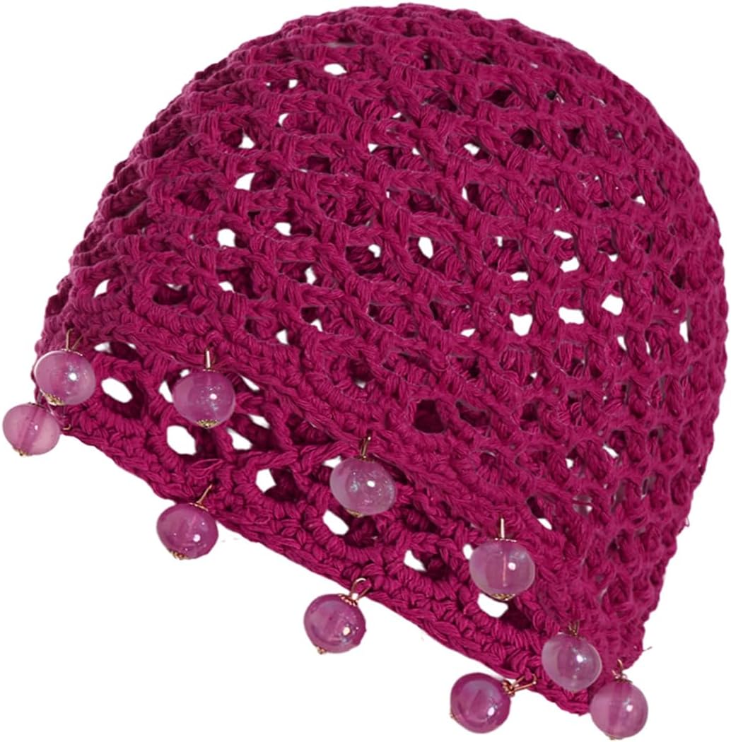SweatyRocks Sombreros de punto de ganchillo para mujer, estilo bohe...