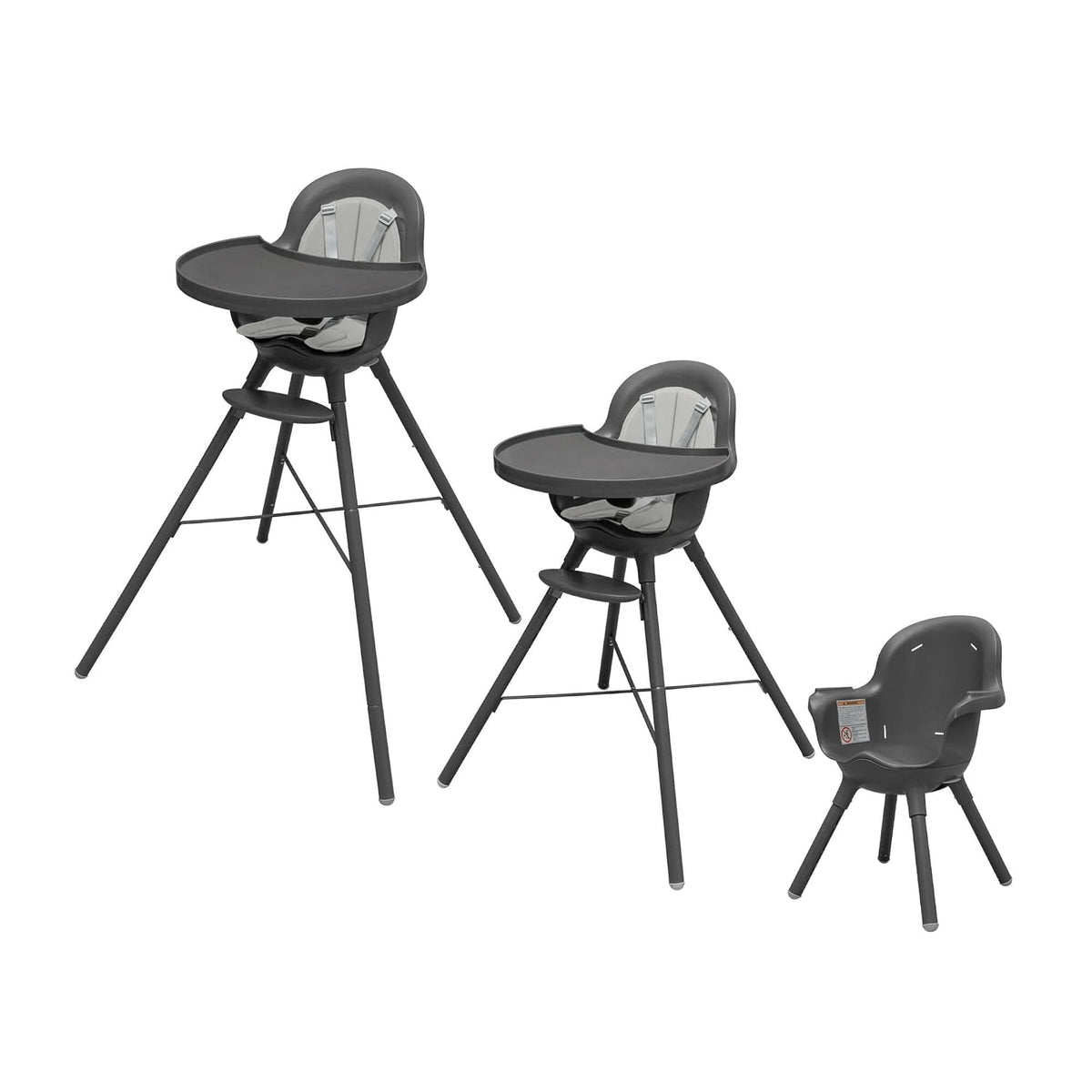 Boon GRUB Silla alta ajustable para bebé, silla alta convertible y...