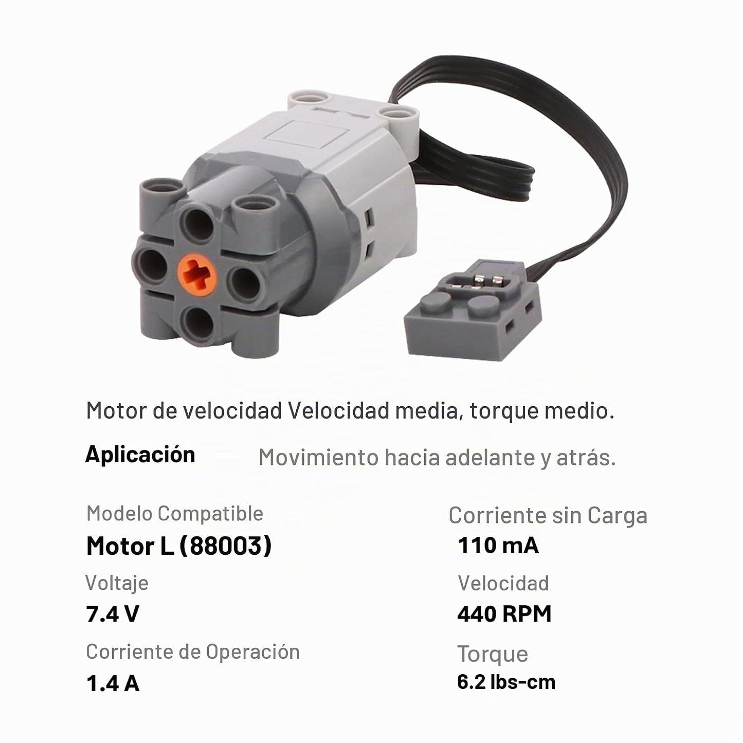 Kit de arranque de motor de 5 piezas compatible con LEGO: incluye M...
