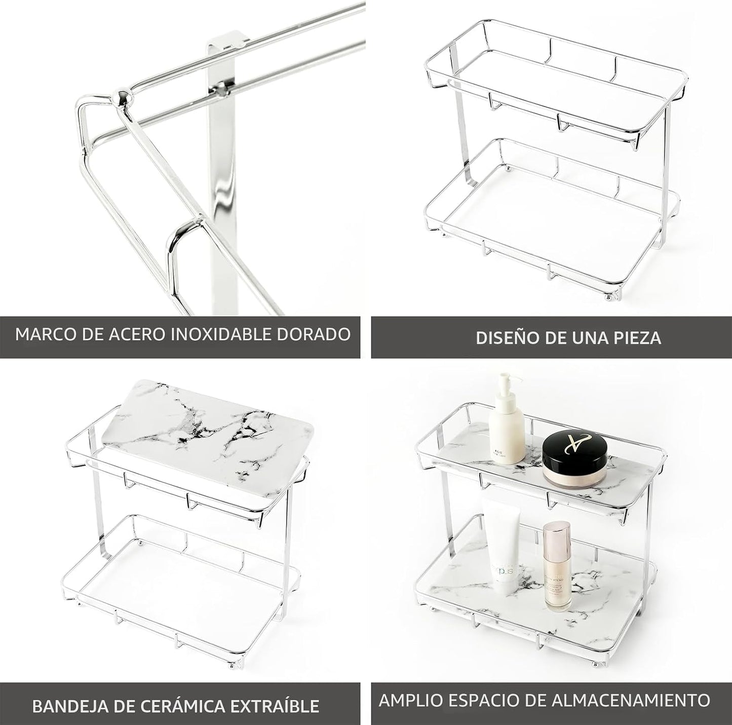 Organizador de Baño para Encimera Organizador de Perfumes Organizad...