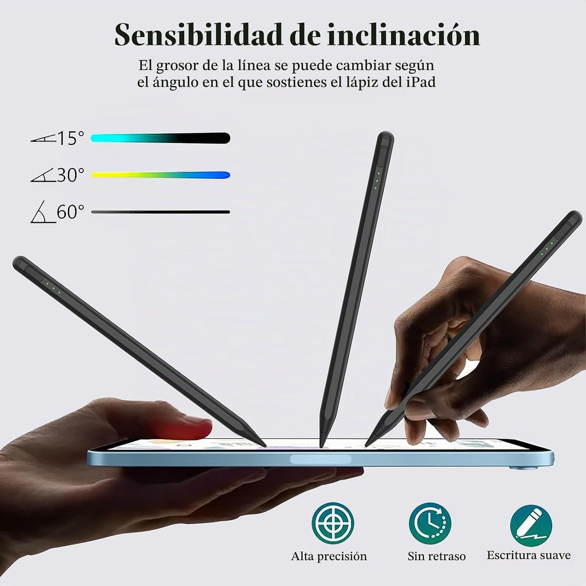 Lápiz táctil para iPad 11 y 10ª generación, carga 14 minutos más rá...