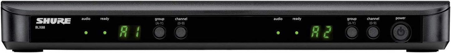 Sistema de micrófono inalámbrico Shure BLX288\/SM58 - Vida de bater...