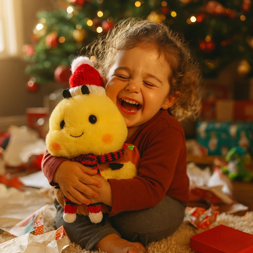 RHHSSE Juguete de peluche de abeja de Navidad - Abeja bonita y rego...