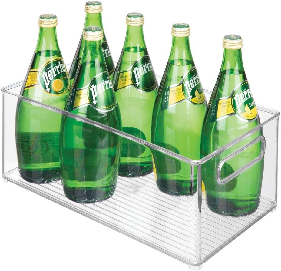 mDesign Contenedor organizador de almacenamiento de cocina de plást...