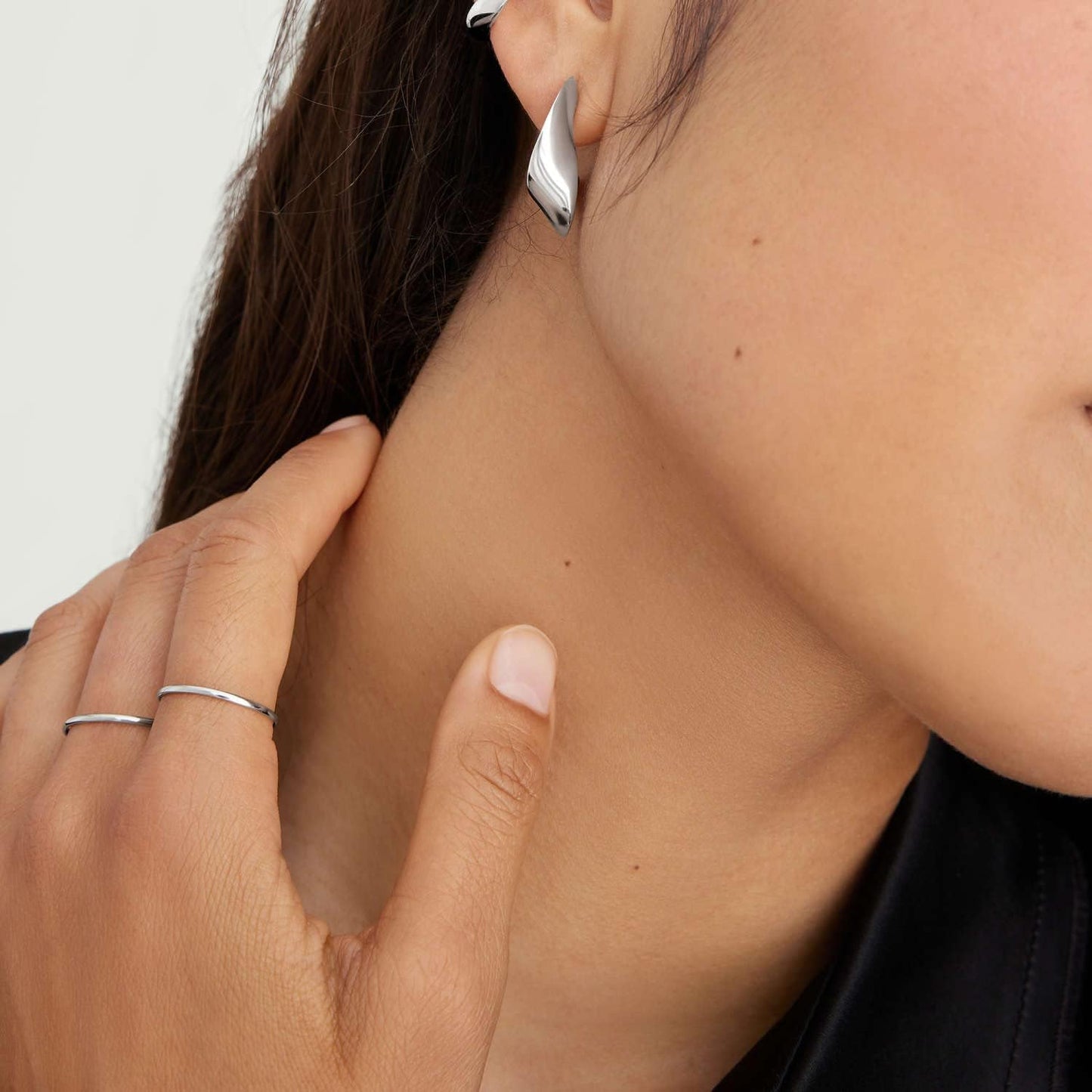 MILACOLATO Anillo de plata de ley 925 para mujeres y hombres, anill...