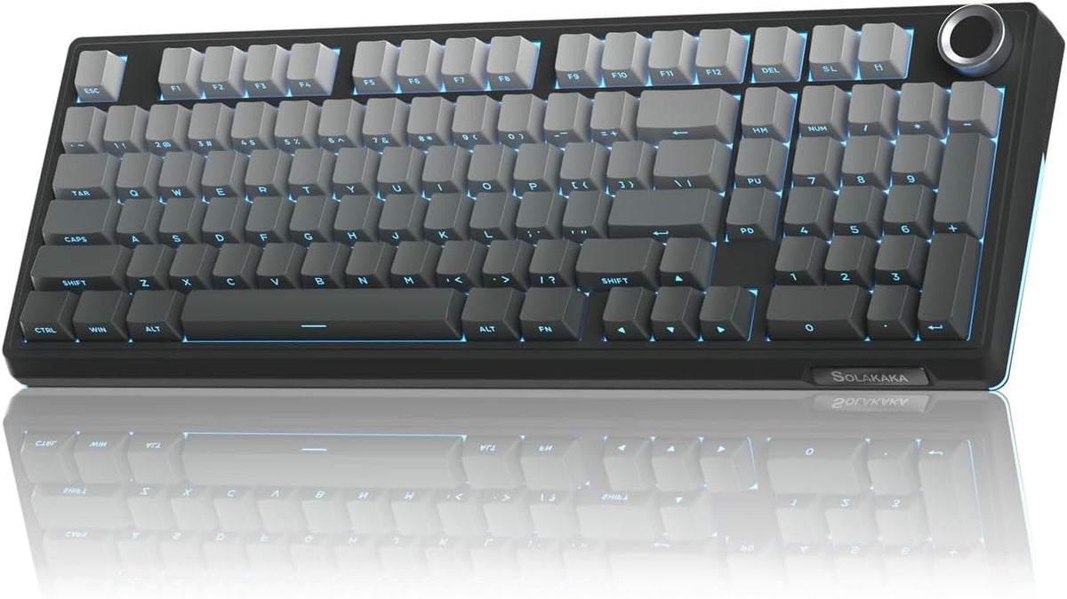 SOLAKAKA KI99 Pro Teclado mecánico inalámbrico 96% teclado RGB para...