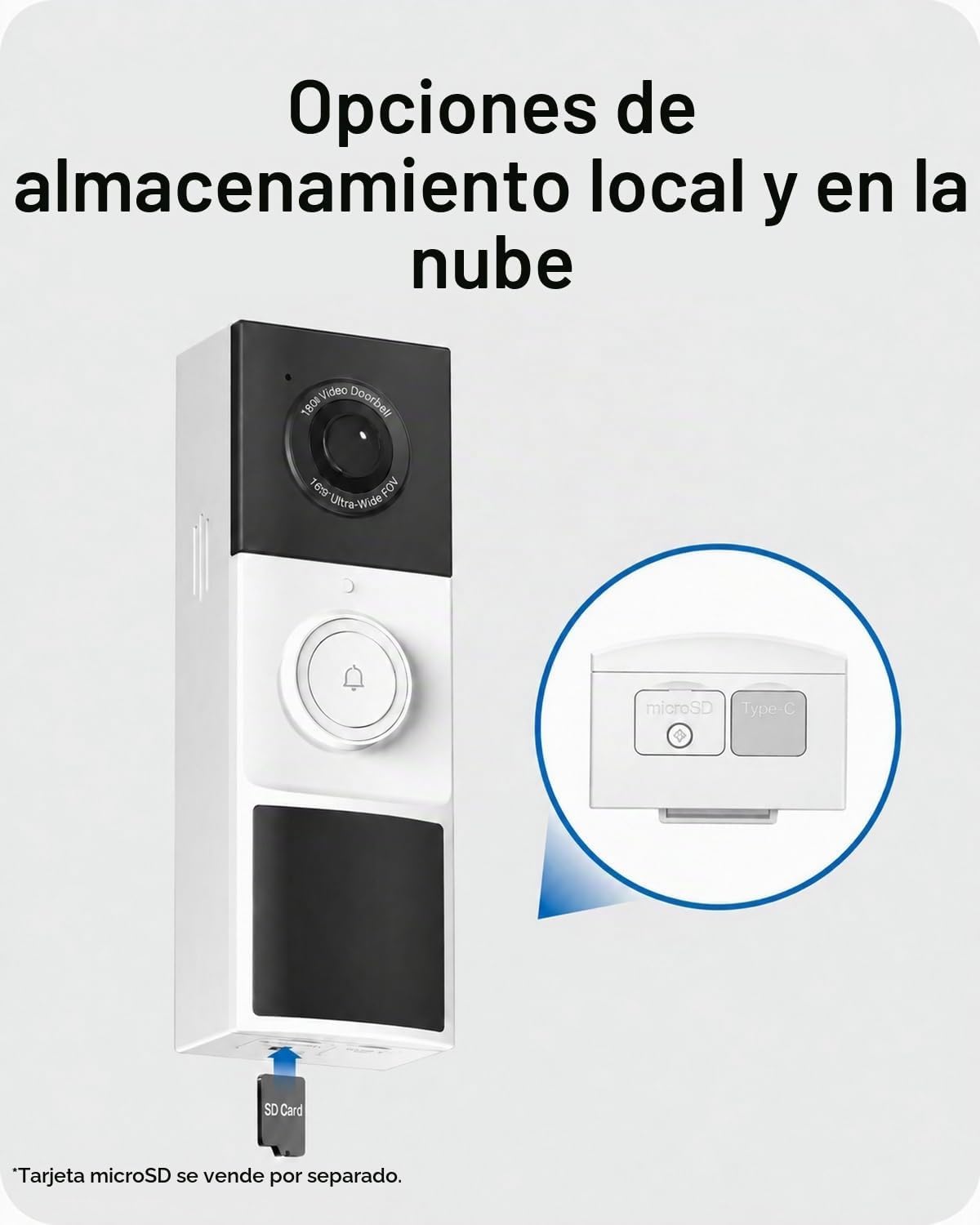 Tapo de TP-Link - Cámara de timbre de video inteligente inalámbrica...