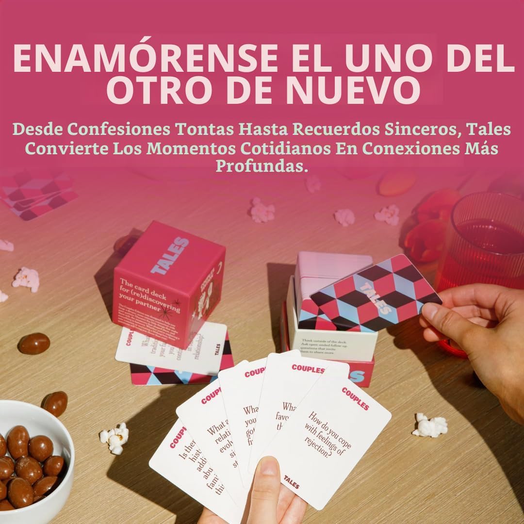 TALES 150 tarjetas de inicio de conversación, edición para parejas,...
