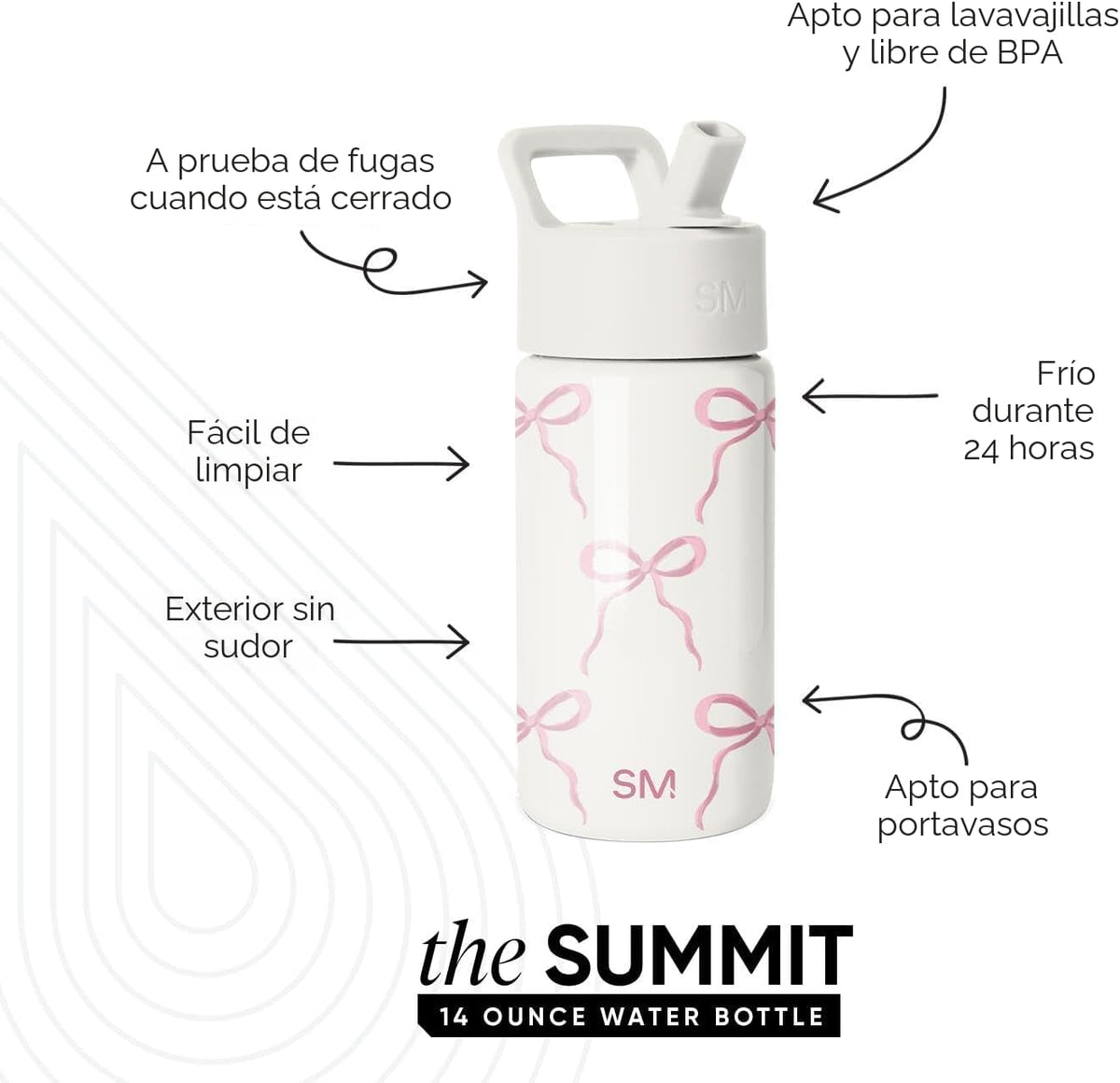 Simple Modern Botella de agua para niños y taza para niños pequeños...