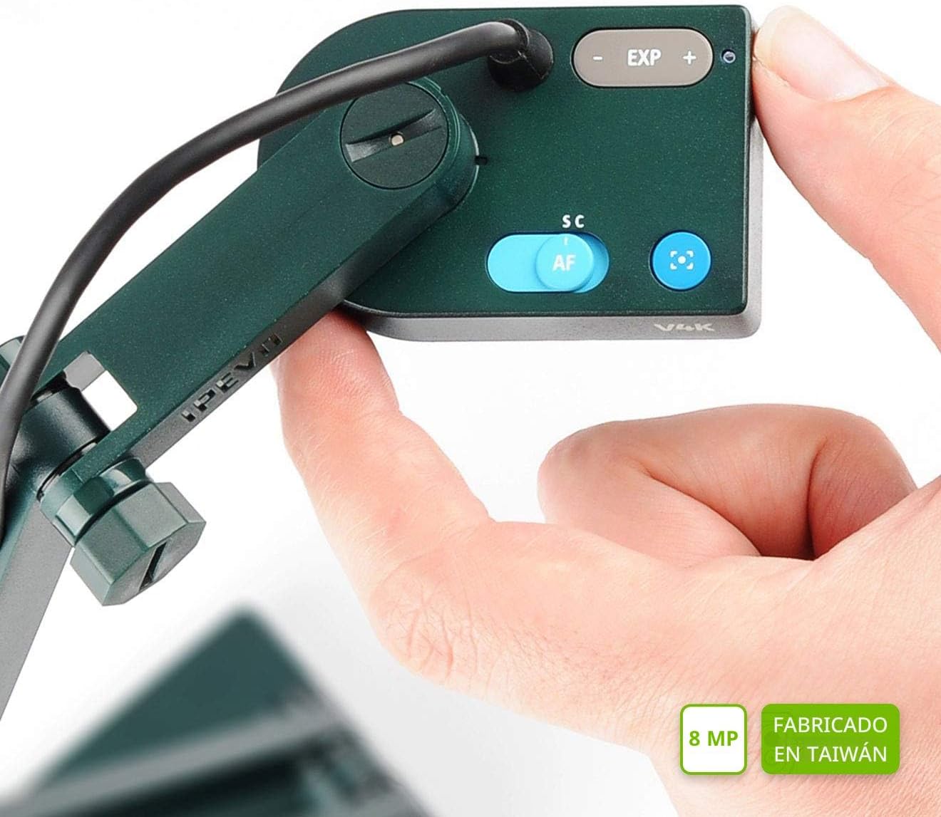 IPEVO Cámara de documentos USB V4K de ultra alta definición de 8 MP...