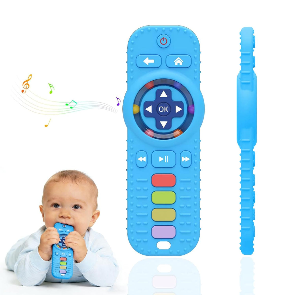 Juguetes de dentición para bebés, control remoto de TV, mordedor, j...