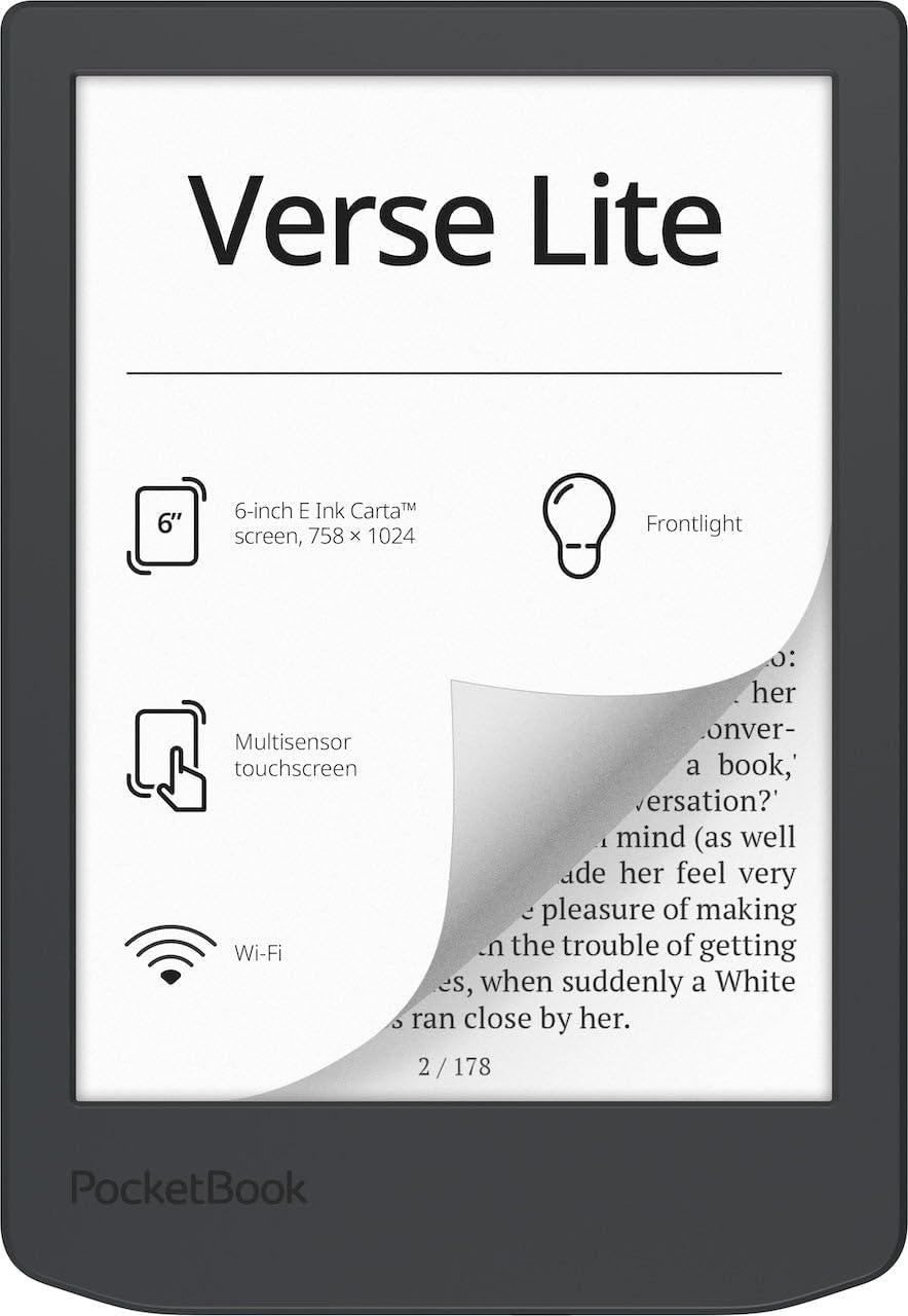 PocketBook Verse Lite \u2013 Lector de e-book de 6" con pantall...