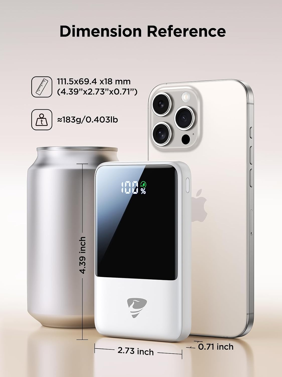 Aioneus Cargador portátil, cargador de batería de 10000 mAh, cargad...