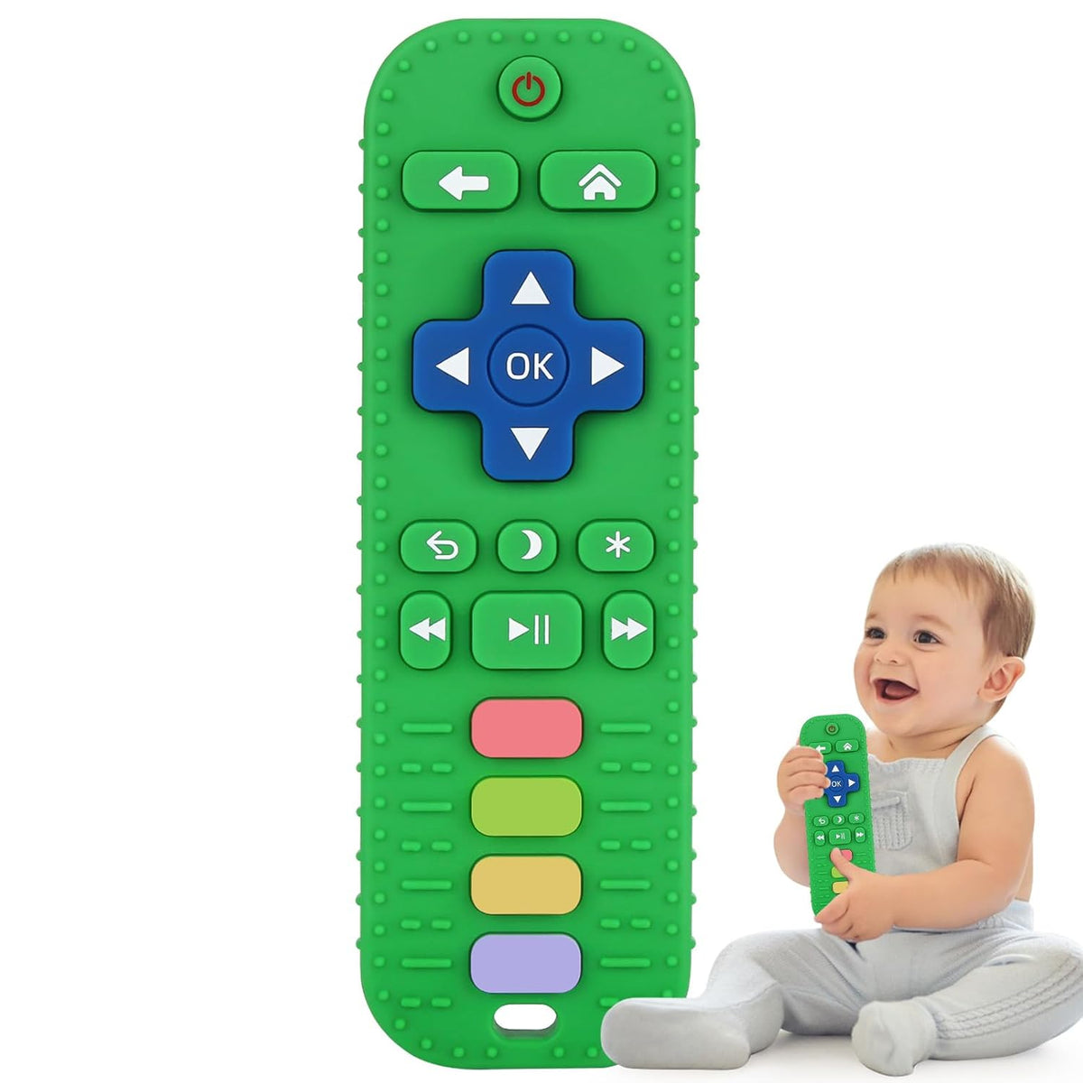 Fu Store Juguetes de Dentición de Silicona para 0-12 Meses 3-24 Mes...