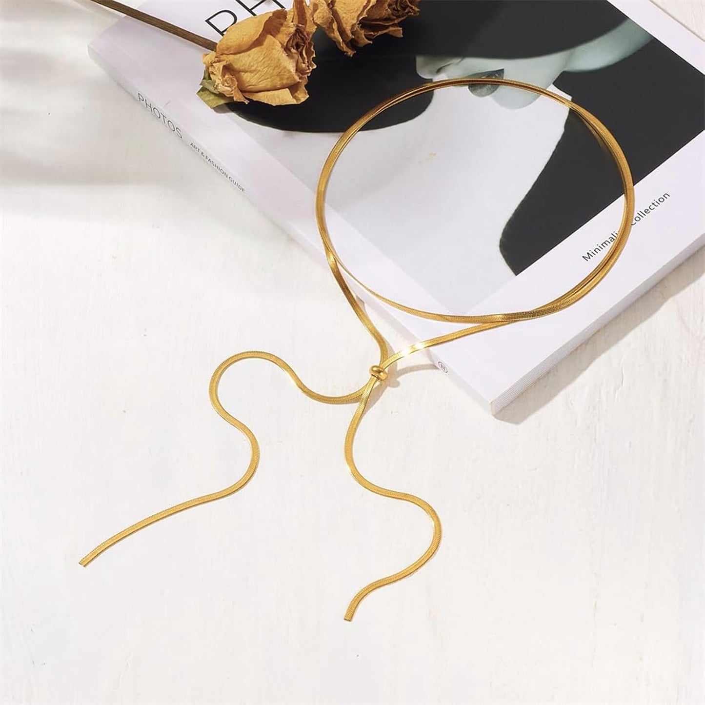 Gargantilla gruesa de oro para mujer, collar de declaración platead...