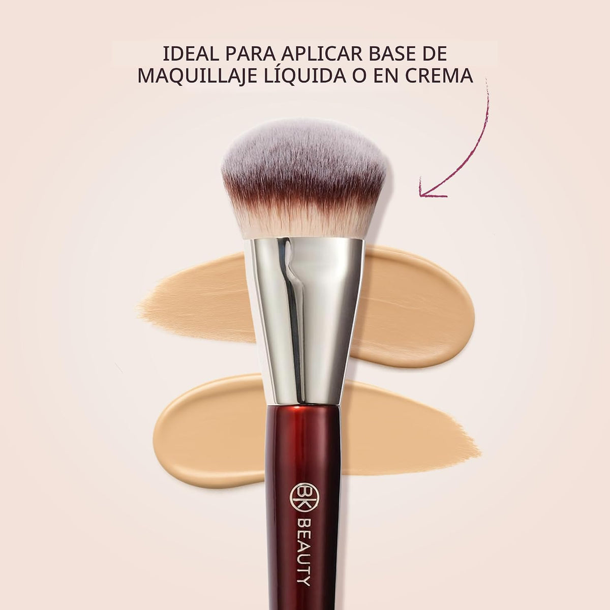 CEPILLOS BK BEAUTY - 101 CEPILLO DE BASE CONTORNEADO - Cepillo de B...