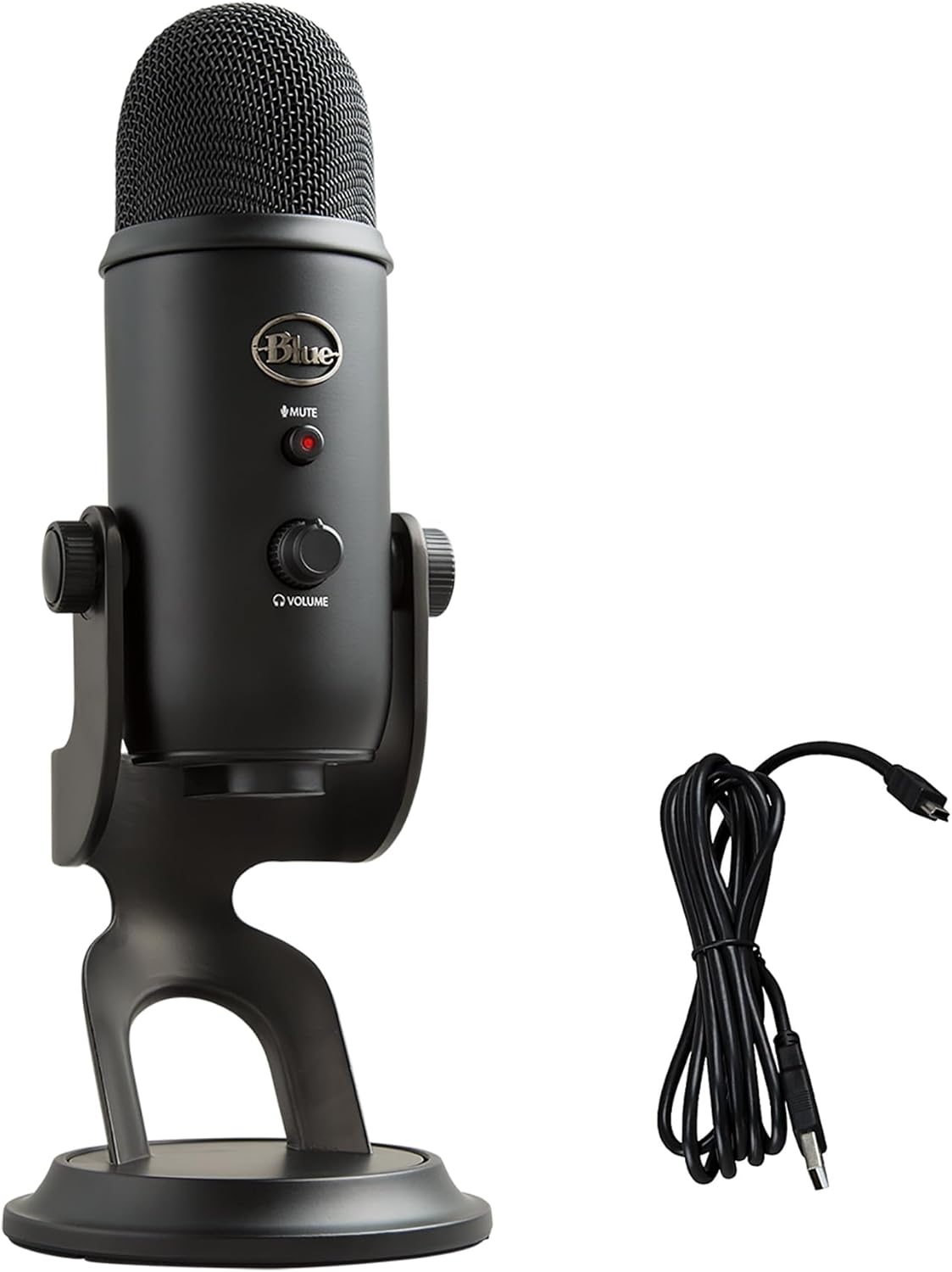 Blue Yeti USB Mic para grabar y transmitir en PC y Mac, 3 cápsulas...