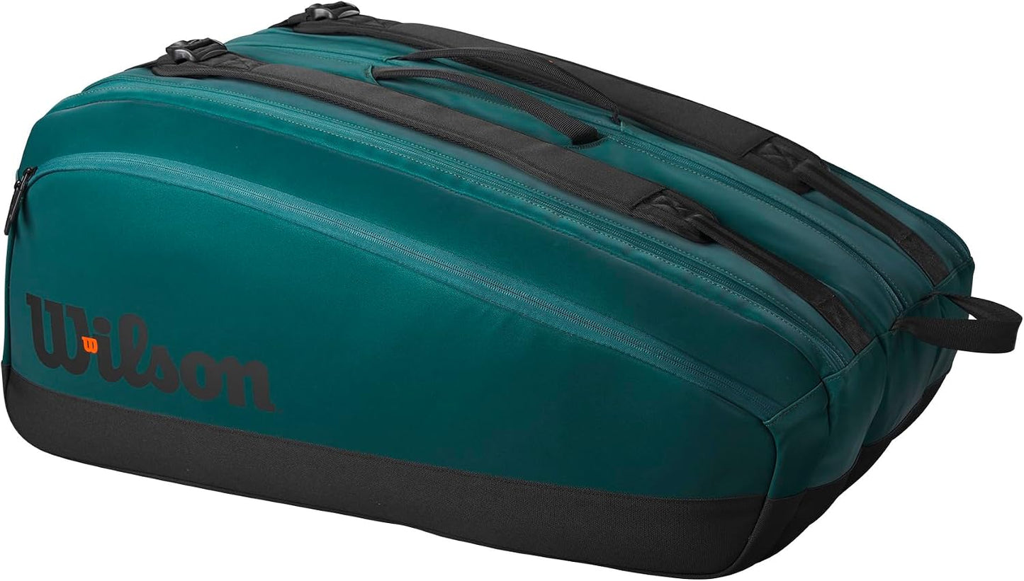 Bolsas para raquetas de tenis Wilson Blade V9 Super Tour - Verde\/N...