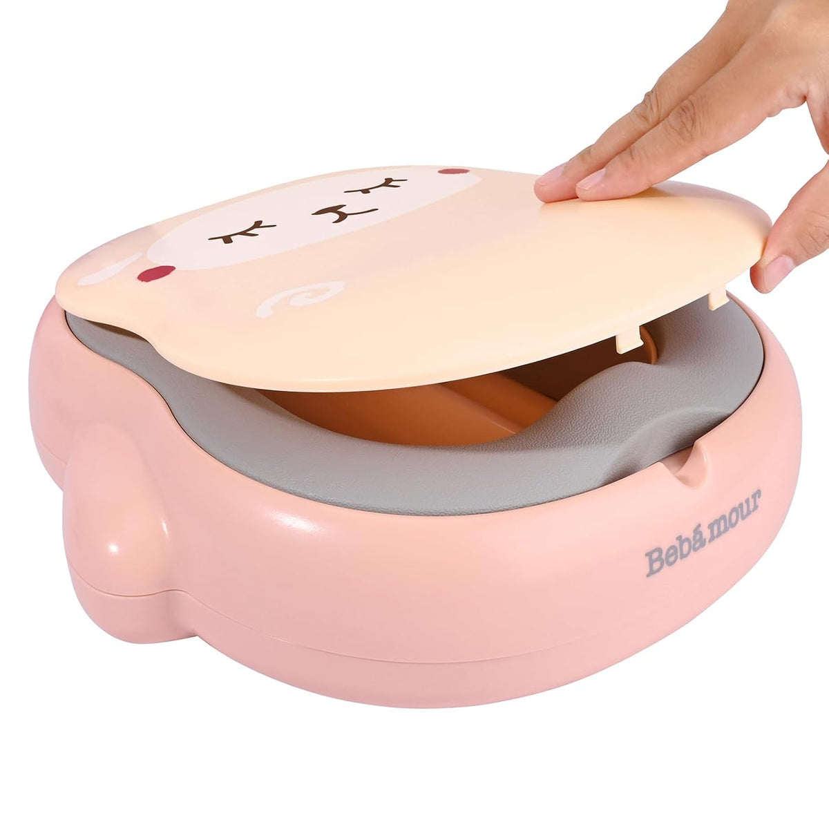 Bebamour Asiento portátil para niños de viaje, silla de inodoro ple...