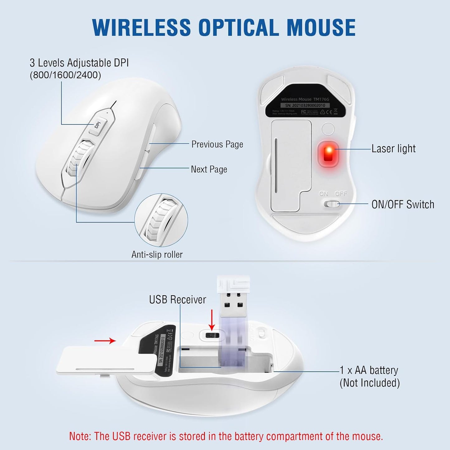 EDJO - Combo de teclado y mouse inalámbricos, teclado ergonómico de...