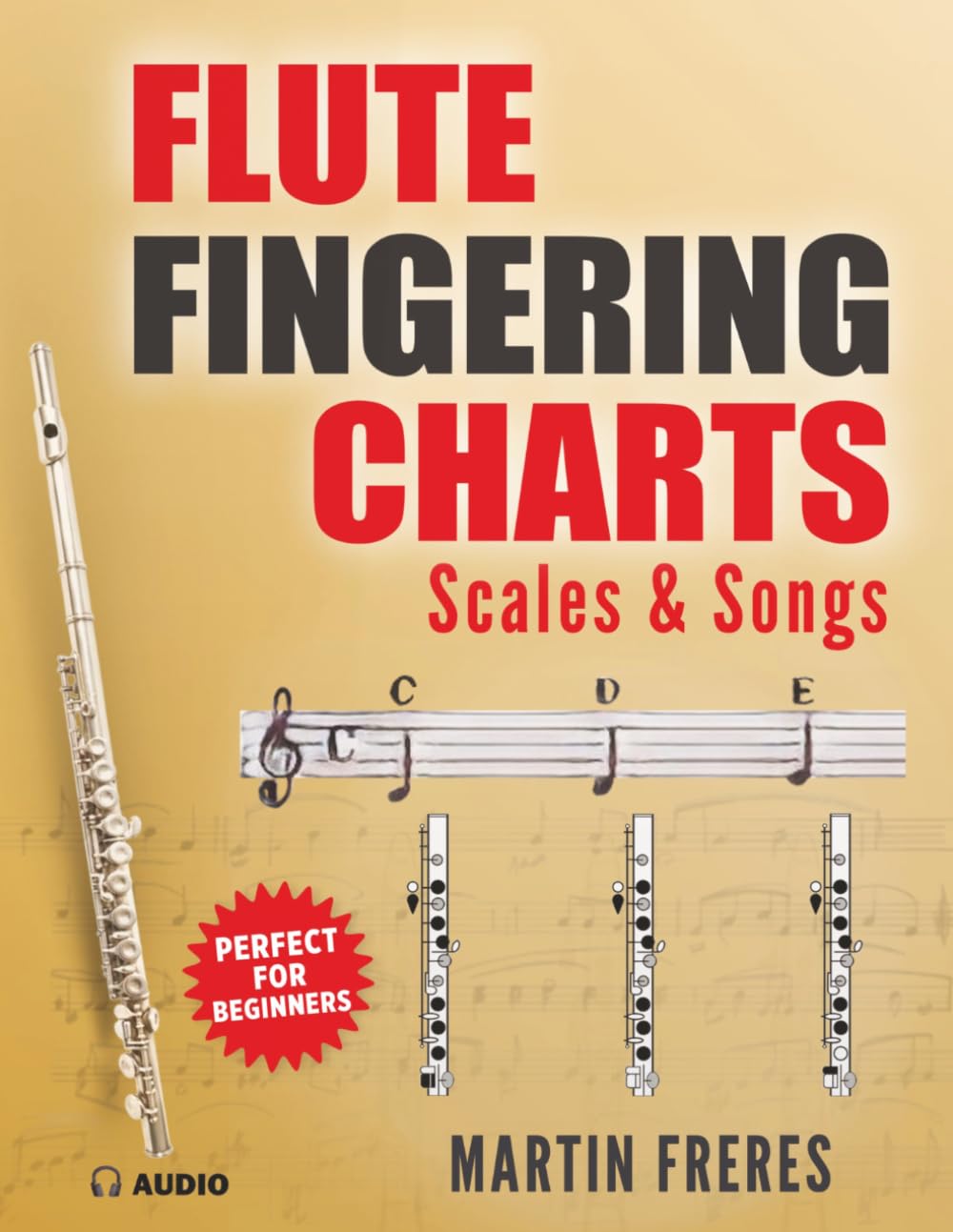 Tablas de digitación de flauta, escalas y canciones: una referencia...