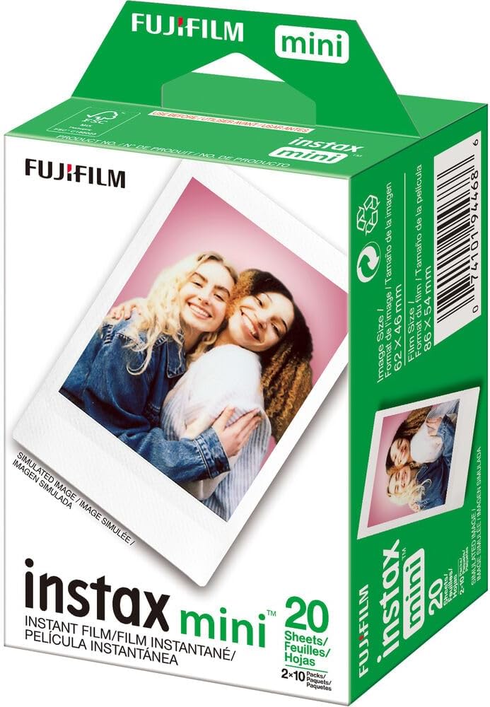 Película instantánea Fujifilm Instax Mini (15 paquetes de 2 unidade...