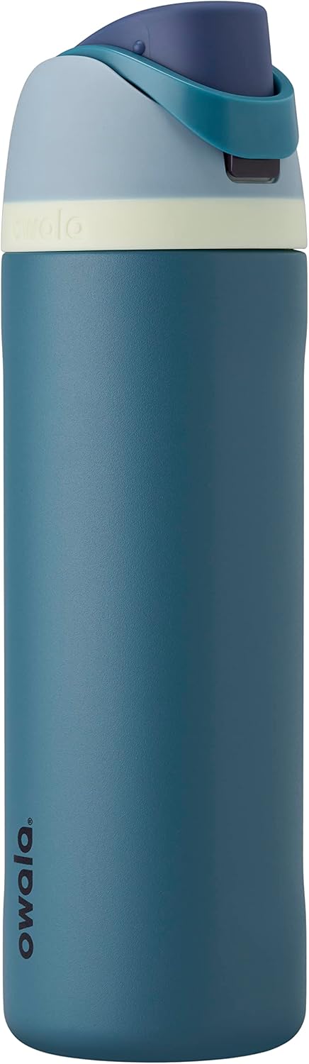 Owala FreeSip - Botellas de agua aisladas de acero inoxidable con p...
